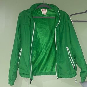 Mossimo S Green rain jacket